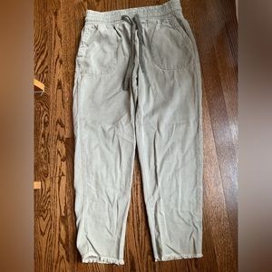 Zara elastic waist pants